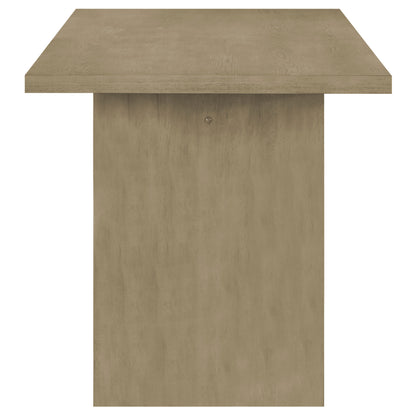 Decker 7-piece 70-inch Rectangular Counter Height Dining Set Cream and Natural Oak