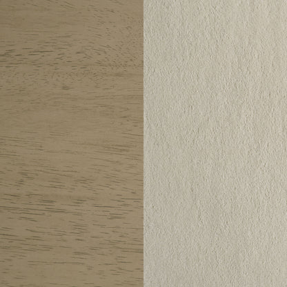 Redbridge Upholstered Counter Chair Cream and Natural Oak (Set of 2)