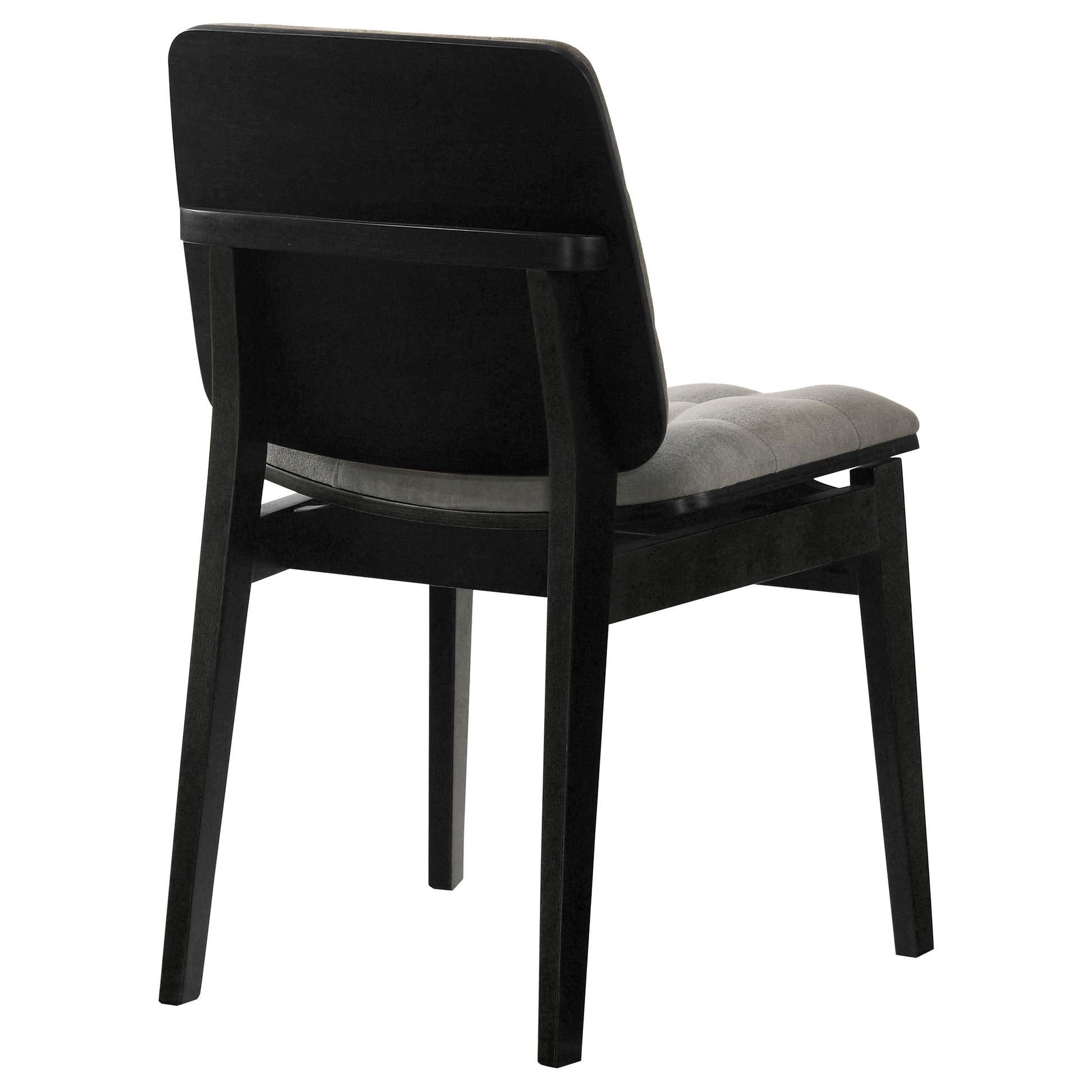 Redbridge Upholstered Side Chair Grey and Black (Set of 2)