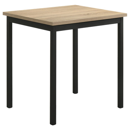 Garza Space Saving Rectangular Dining Table Greige Oak