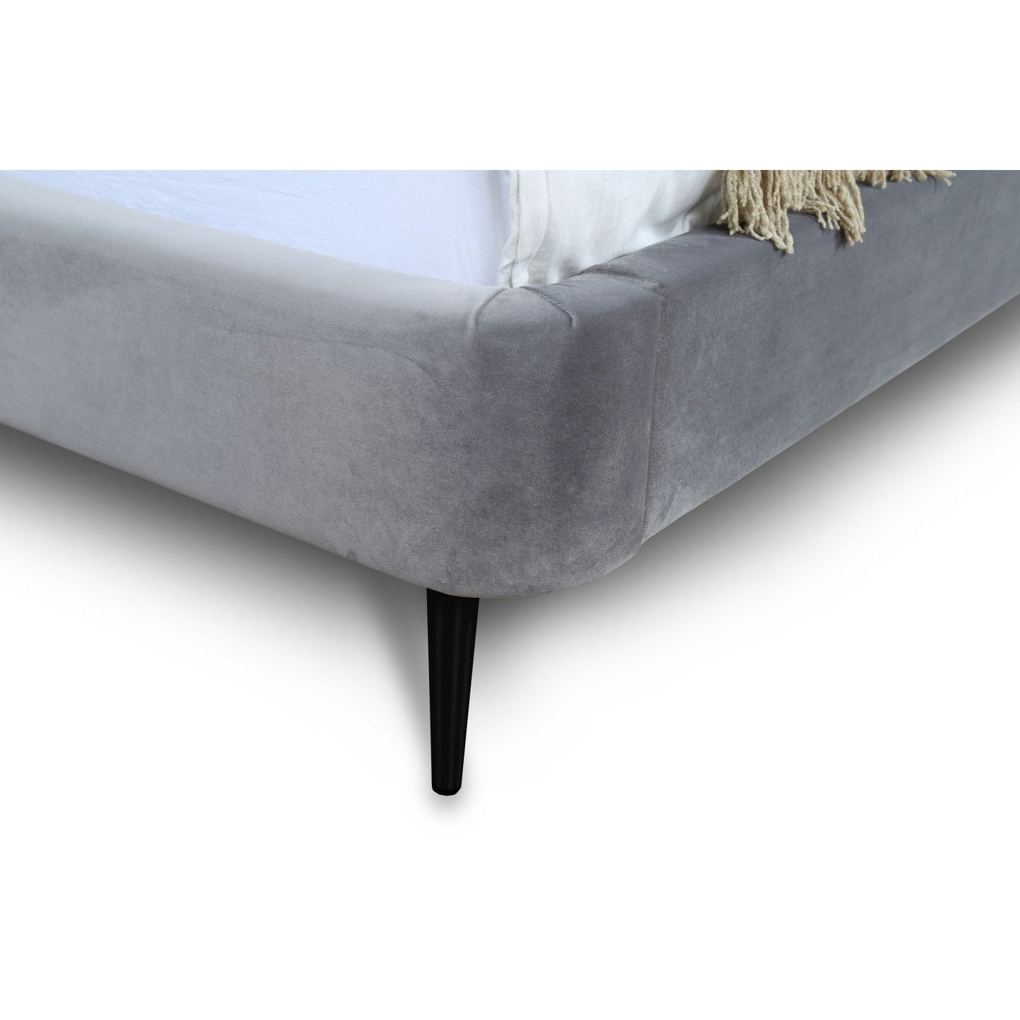 Heather - Upholstered Bed With Curved Headboard - The Sleep Loft - Online Mattress Showroom NYC