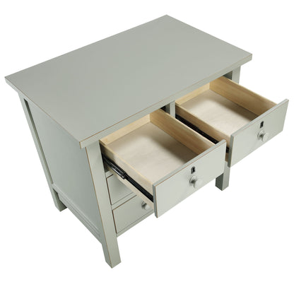 Georgina - 4 Drawer Storage Nightstand - The Sleep Loft - Online Mattress Showroom NYC