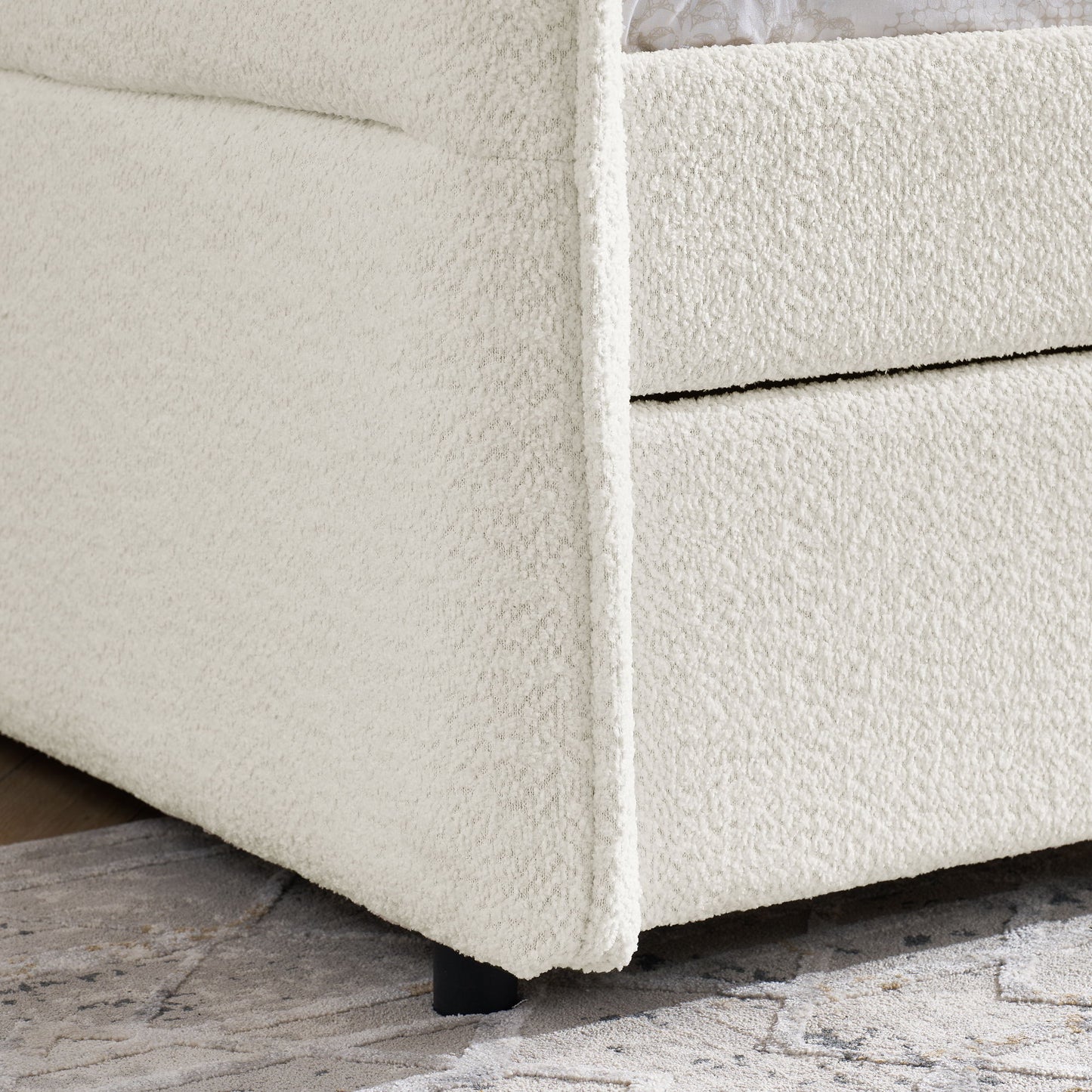 Upholstered Daybed With Pop Up Trundle - The Sleep Loft - Online Mattress Showroom NYC