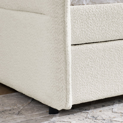 Upholstered Daybed With Pop Up Trundle - The Sleep Loft - Online Mattress Showroom NYC