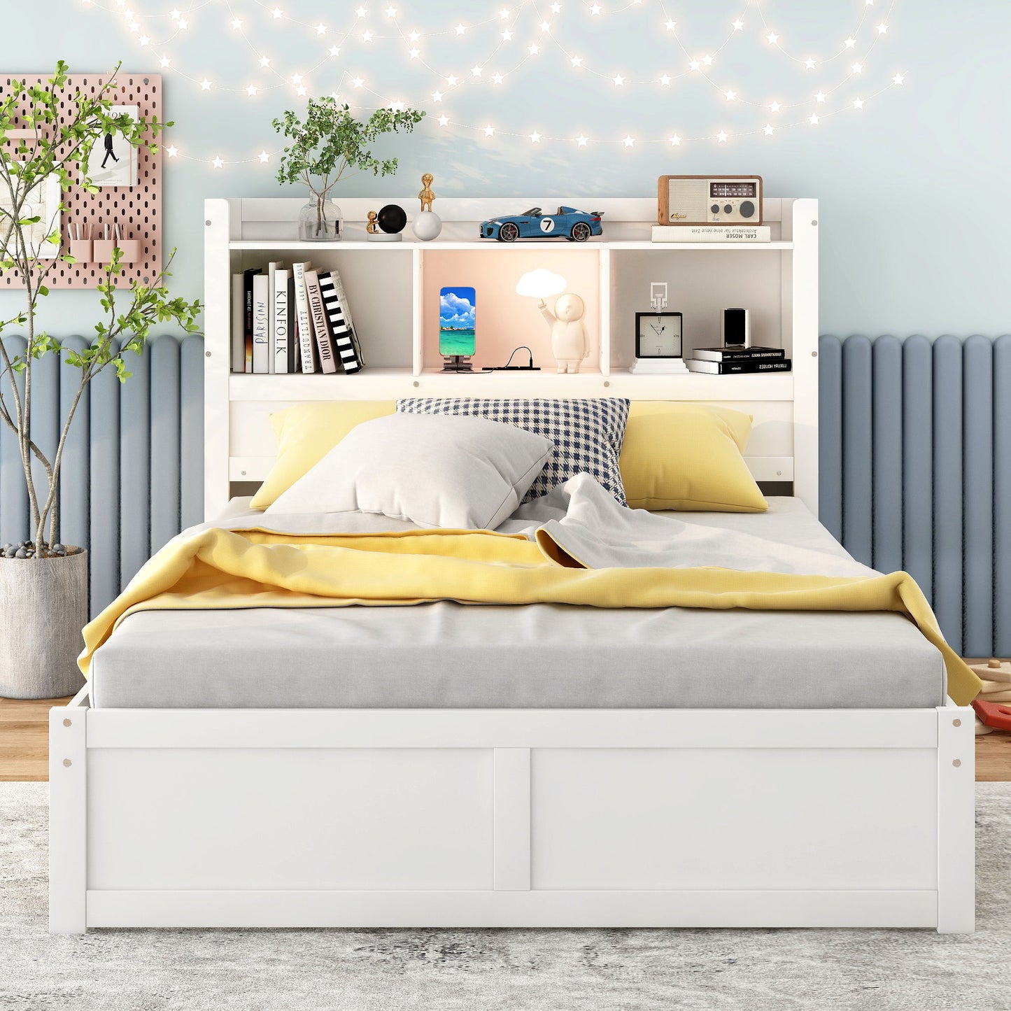 Storage Platform Bed With Pull Out Shelves, Trundle, And 2 Drawers - The Sleep Loft - Online Mattress Showroom NYC