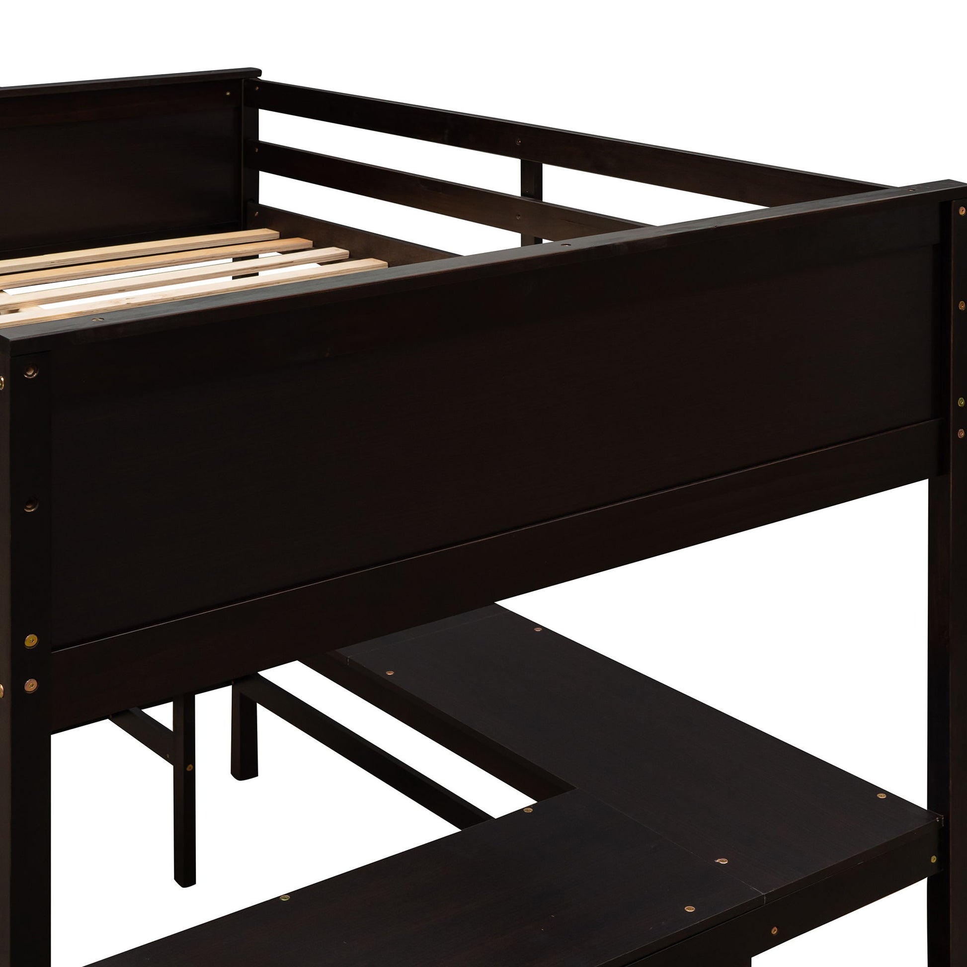 Loft Bed With Shelves With Desk - The Sleep Loft - Online Mattress Showroom NYC