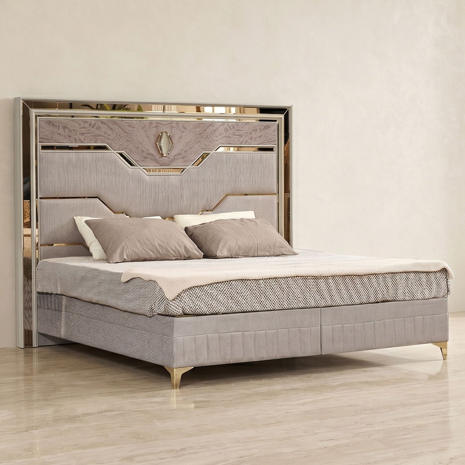 Omari - Upholstered Bed - The Sleep Loft - Online Mattress Showroom NYC
