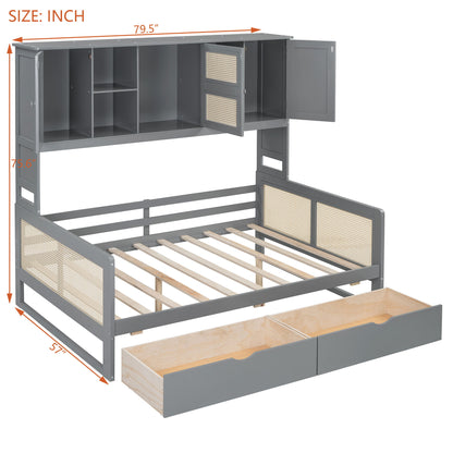 Daybed And All In One Cabinet And Shelf - The Sleep Loft - Online Mattress Showroom NYC