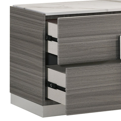 Altima - 2 Drawer Nightstand - Gray