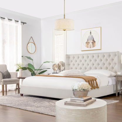 Manhattan - Shelter King Platform Bed Frame - The Sleep Loft - Online Mattress Showroom NYC