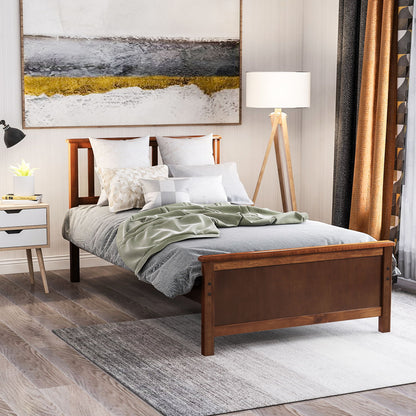 Platform Bed With Headboard, Footboard And Wood Slat Support - The Sleep Loft - Online Mattress Showroom NYC