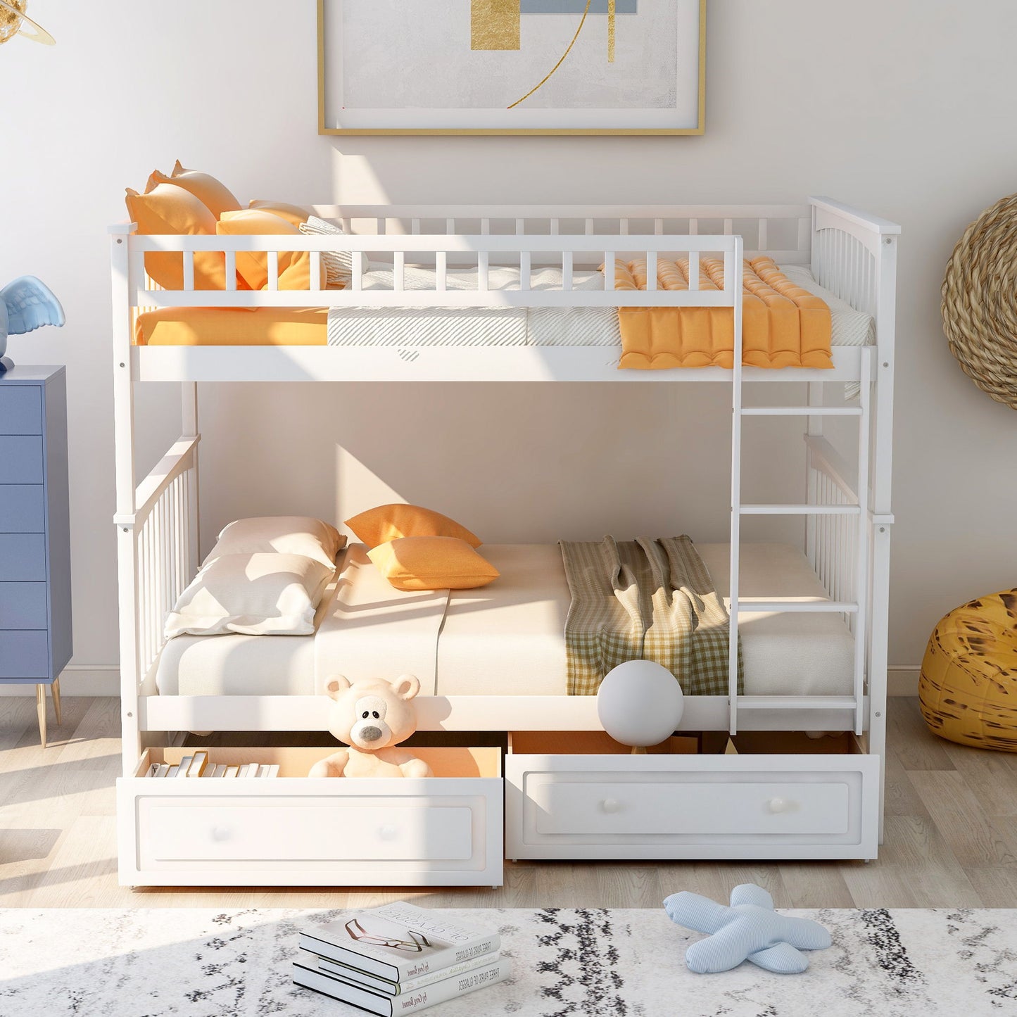 Bunk Bed With Drawers, Convertible Design - The Sleep Loft - Online Mattress Showroom NYC