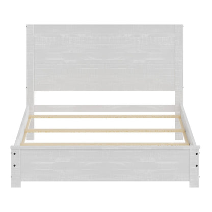 Albany - Bed Frame With Headboard, Heavy Duty Modern Rustic Design - The Sleep Loft - Online Mattress Showroom NYC