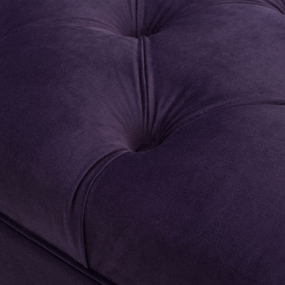 Alma - Tufted Flared Arm Entryway Bench - The Sleep Loft - Online Mattress Showroom NYC