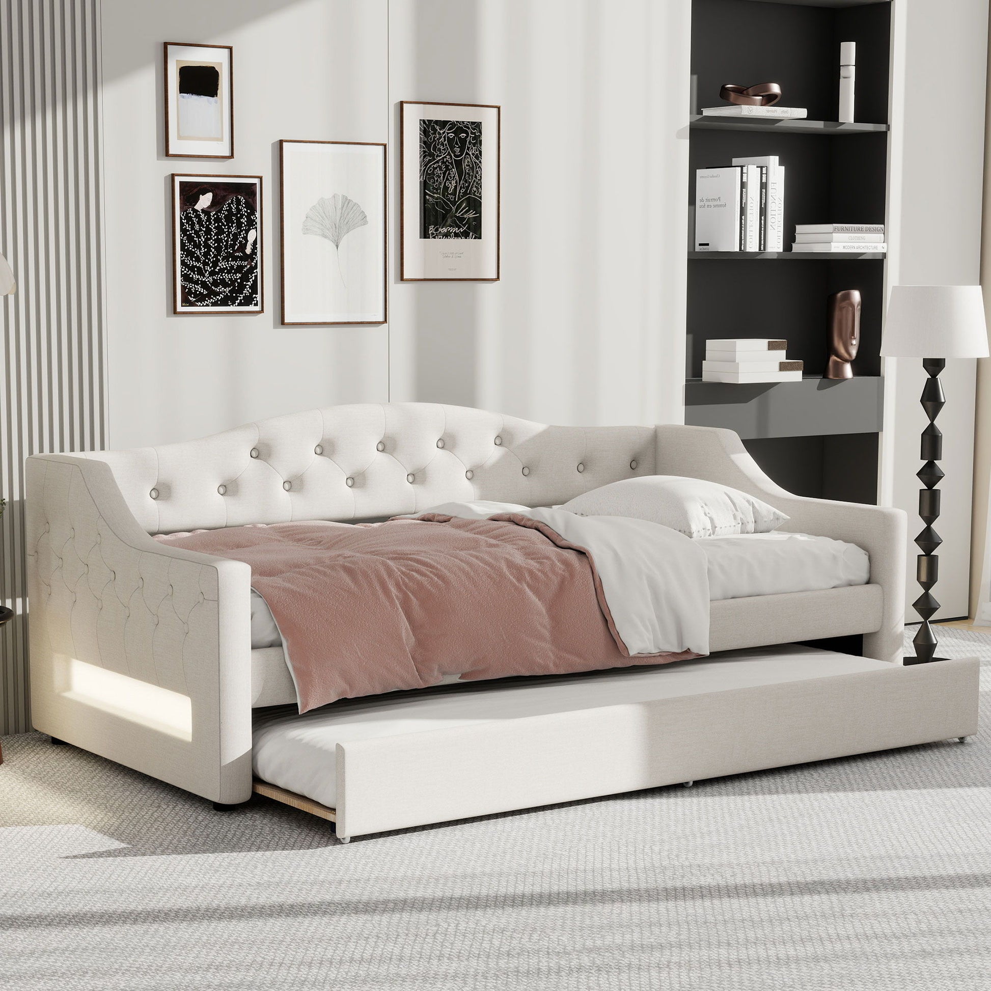 Daybed With LED Belt - The Sleep Loft - Online Mattress Showroom NYC