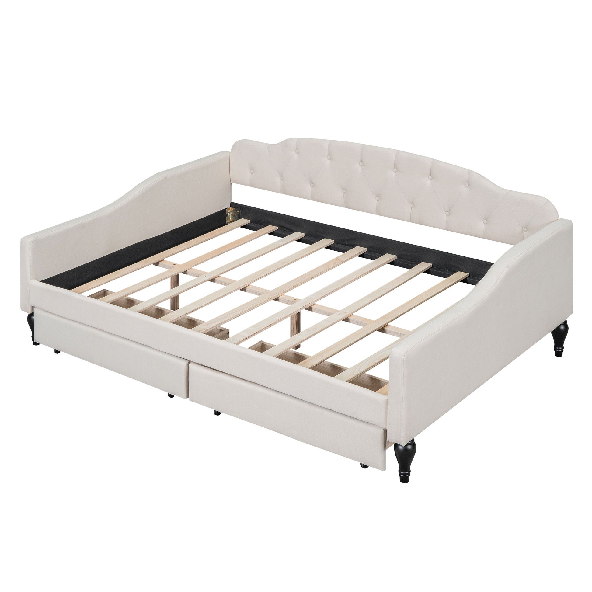 Upholstered Tufted Daybed - The Sleep Loft - Online Mattress Showroom NYC