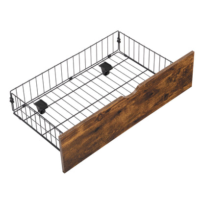 Modern Metal Platform Bed Frame With Wooden Headboard, USB Charging Station, Storage Drawers - The Sleep Loft - Online Mattress Showroom NYC