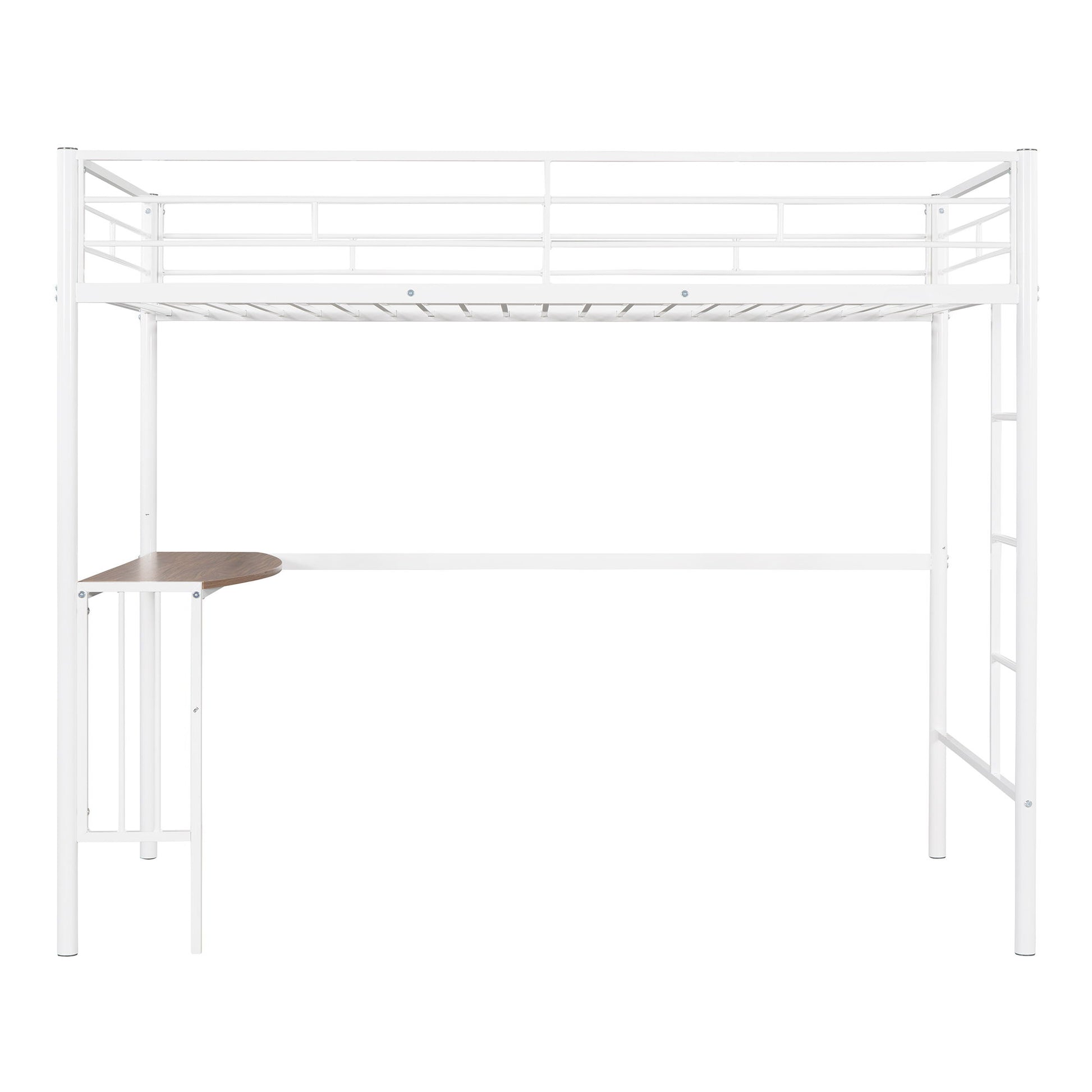 Bunk Bed With Desk, Ladder And Quality Slats For Bedroom - The Sleep Loft - Online Mattress Showroom NYC