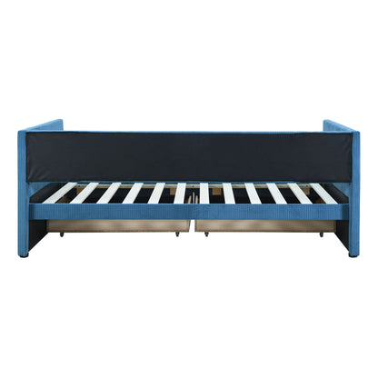 Daybed With Two Drawers And Wood Slat - The Sleep Loft - Online Mattress Showroom NYC
