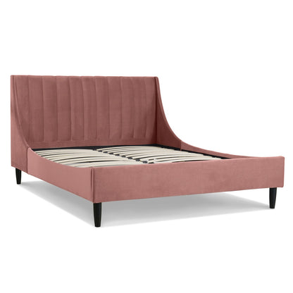 Aspen - Vertical Tufted Modern Headboard Platform Bed Set - The Sleep Loft - Online Mattress Showroom NYC