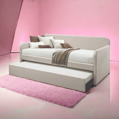 Jagger - Twin Daybed With Trundle - Fog - The Sleep Loft - Online Mattress Showroom NYC