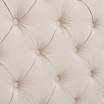 Fontana - Handcrafted Wingback Upholstered Platform Bed Frame - The Sleep Loft - Online Mattress Showroom NYC