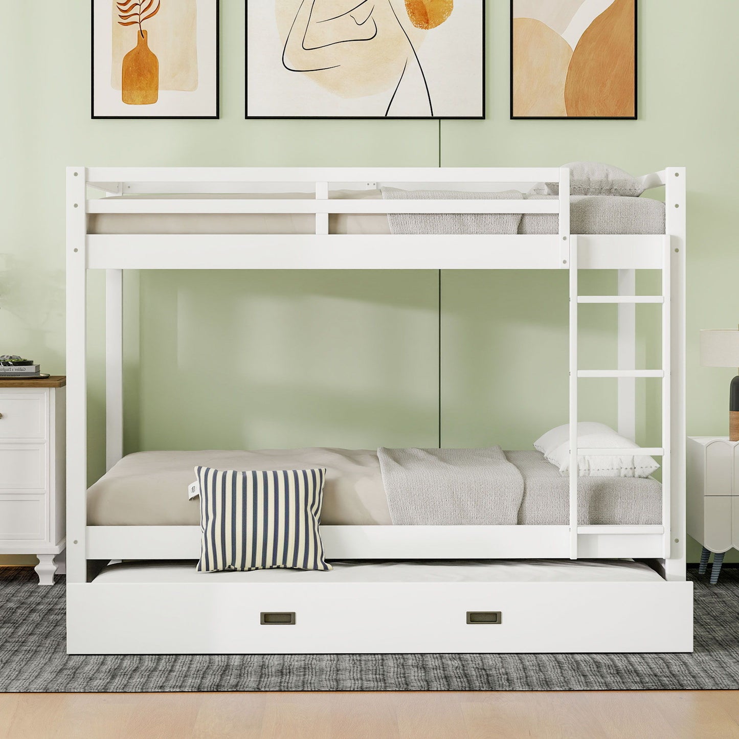 Sturdy Bunk Bed With Ladder - The Sleep Loft - Online Mattress Showroom NYC