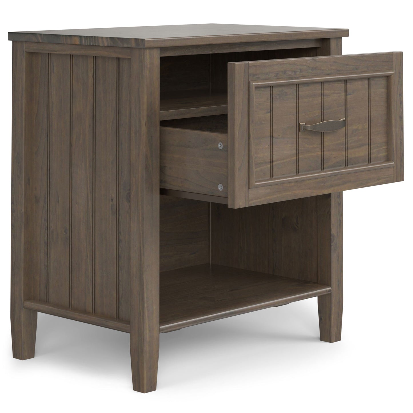 Lev - Bedside Table - Smoky Brown - The Sleep Loft - Online Mattress Showroom NYC