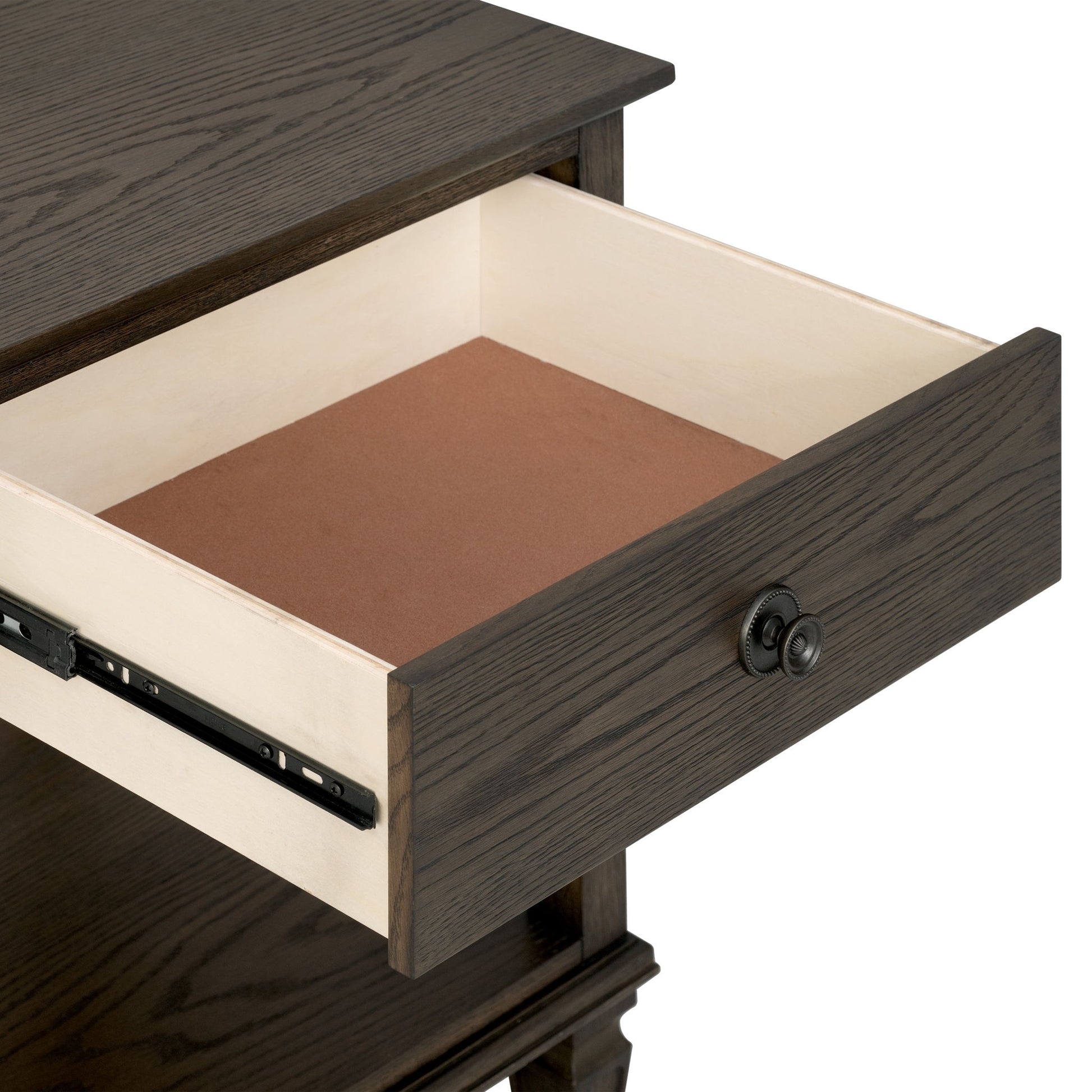 Victoria - Bedside Table With Drawer And Shelf - The Sleep Loft - Online Mattress Showroom NYC