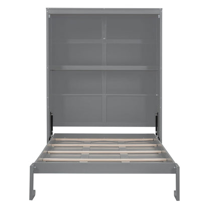 Murphy Wall Bed With Shelves, Space Saving - The Sleep Loft - Online Mattress Showroom NYC