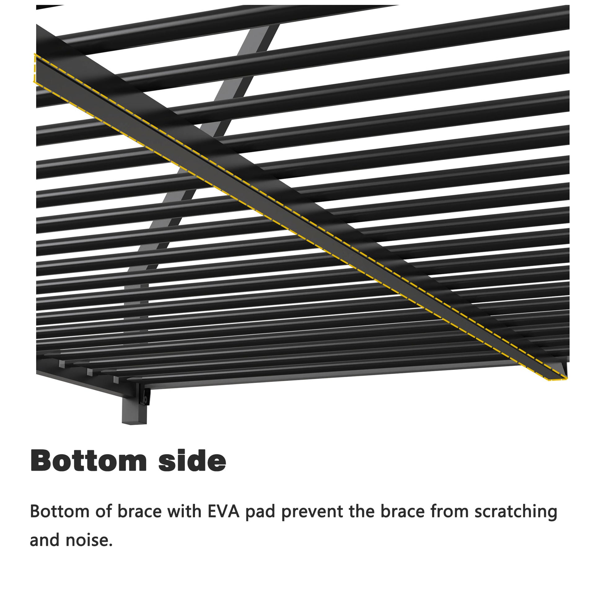 Adam - Full Over Full Bunk Bed - Black - The Sleep Loft - Online Mattress Showroom NYC