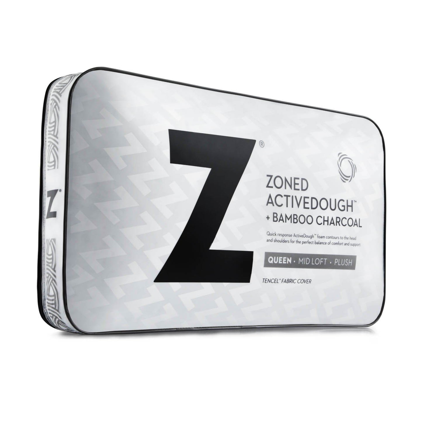 Zoned ActiveDough - Bamboo Charcoal Pillow - The Sleep Loft - Online Mattress Showroom NYC