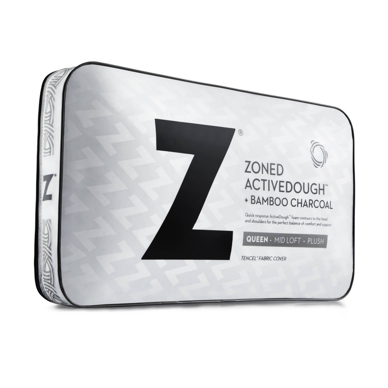 Zoned ActiveDough - Bamboo Charcoal Pillow - The Sleep Loft - Online Mattress Showroom NYC