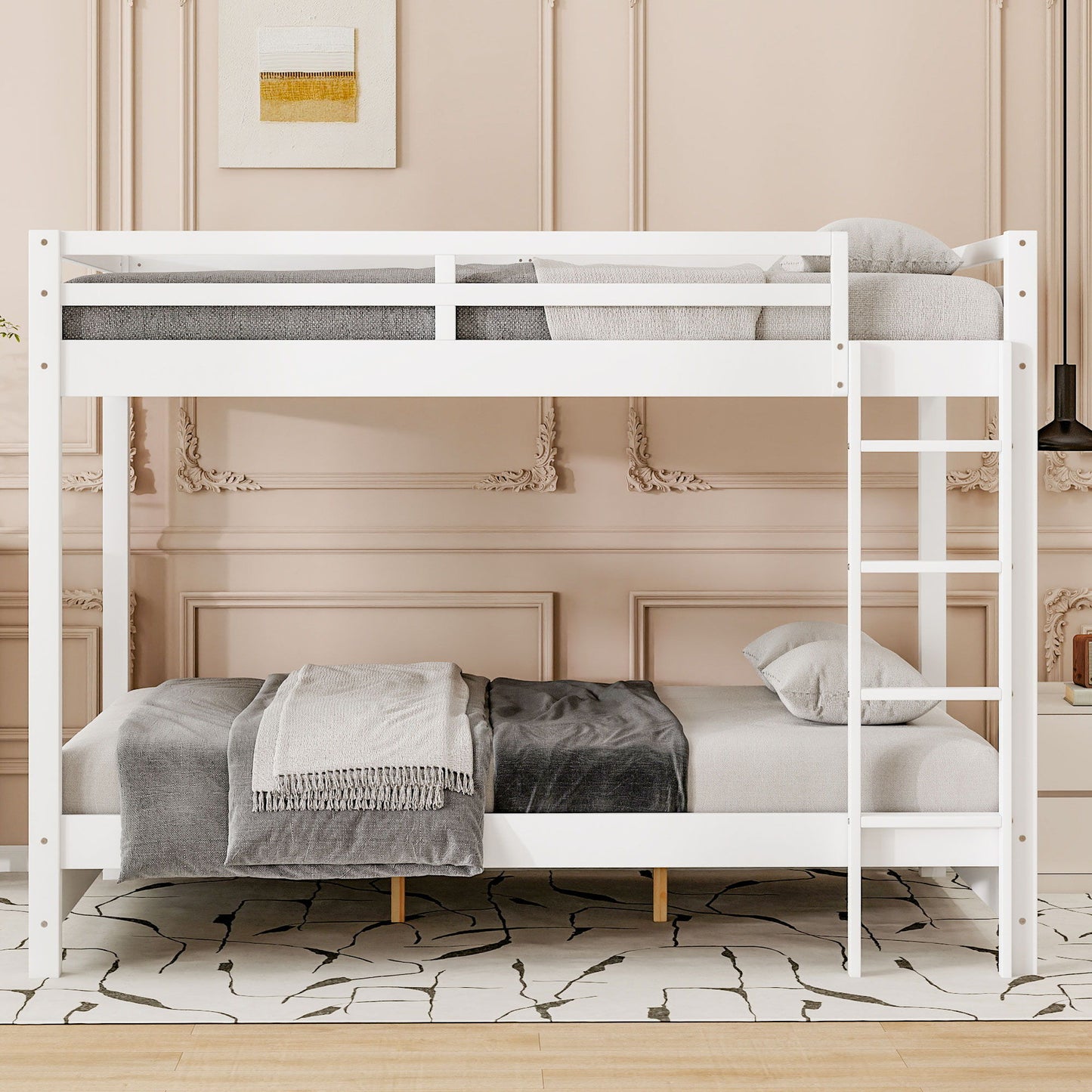 Sturdy Bunk Bed With Ladder - The Sleep Loft - Online Mattress Showroom NYC