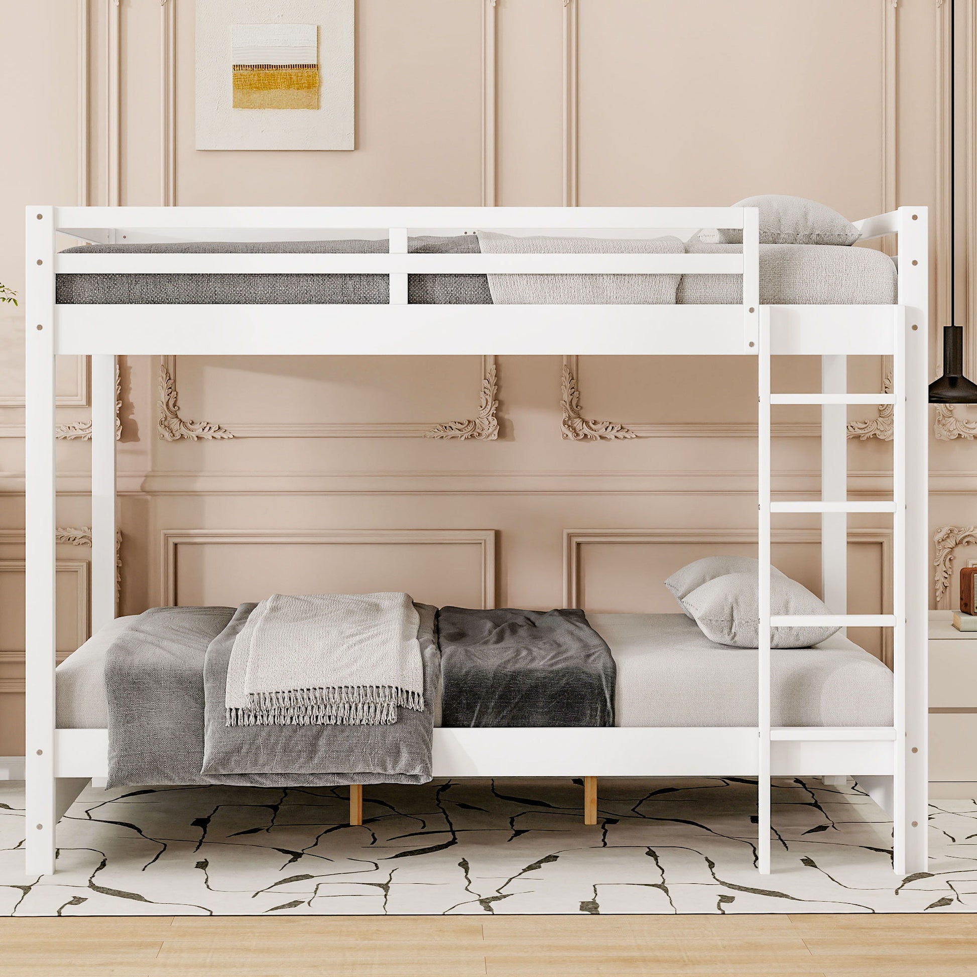 Sturdy Bunk Bed With Ladder - The Sleep Loft - Online Mattress Showroom NYC