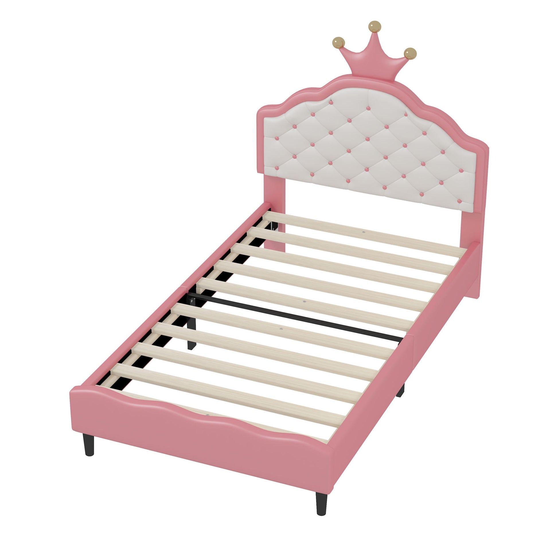 Lovely Crown Fantasy Princess Bed With Tufted Headboard - The Sleep Loft - Online Mattress Showroom NYC