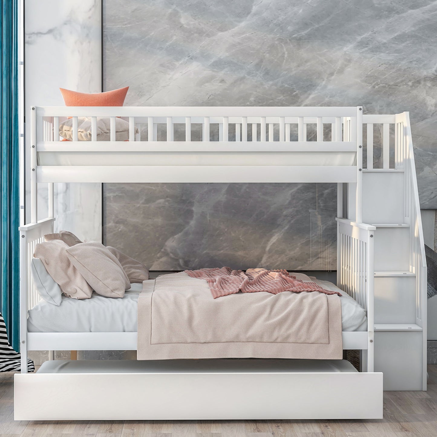 Bunk Bed With Staircase - The Sleep Loft - Online Mattress Showroom NYC