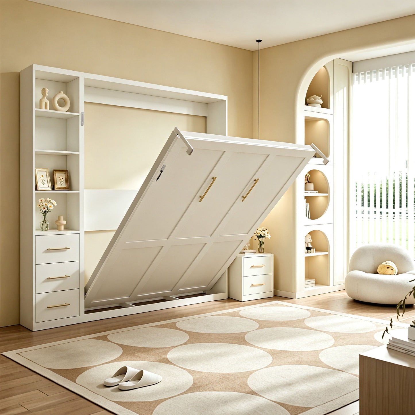 Folding Vertical Murphy Wall Bed - The Sleep Loft - Online Mattress Showroom NYC