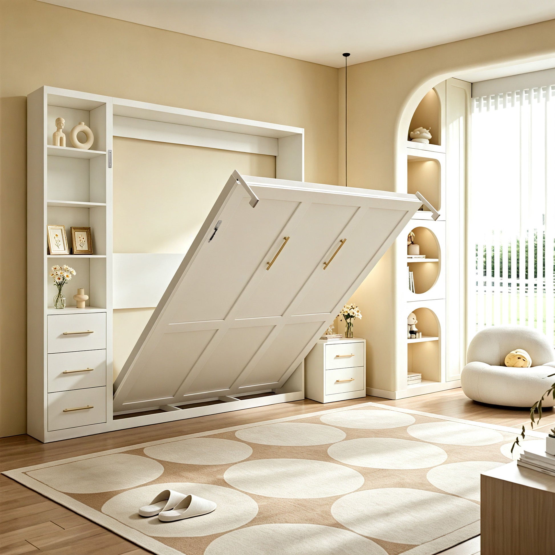 Folding Vertical Murphy Wall Bed - The Sleep Loft - Online Mattress Showroom NYC