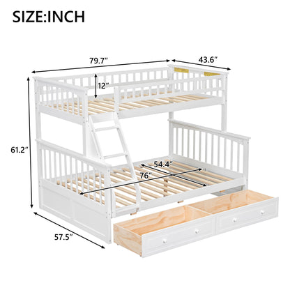 Bunk Bed With Drawers, Convertible Storage Bed - The Sleep Loft - Online Mattress Showroom NYC