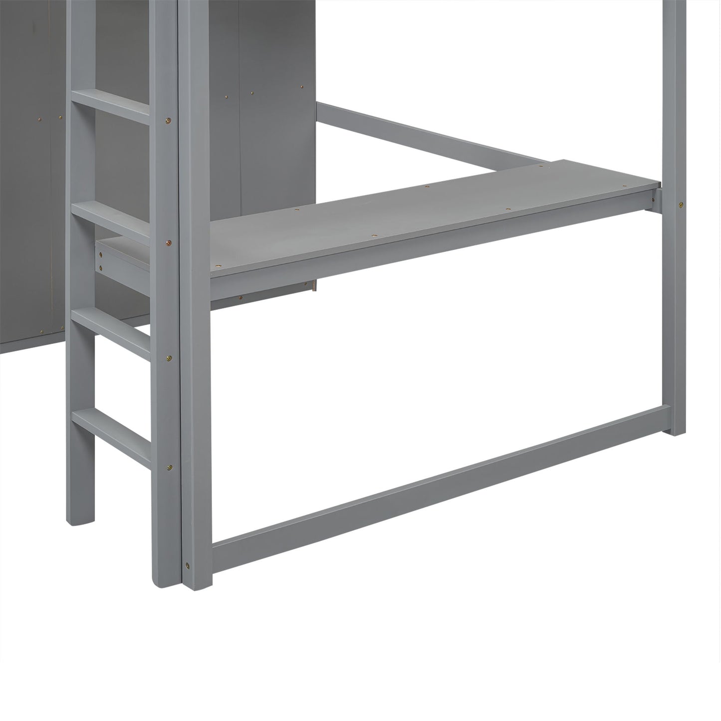 Loft Bed With Built In Wardrobe, Shelves And Drawers - The Sleep Loft - Online Mattress Showroom NYC