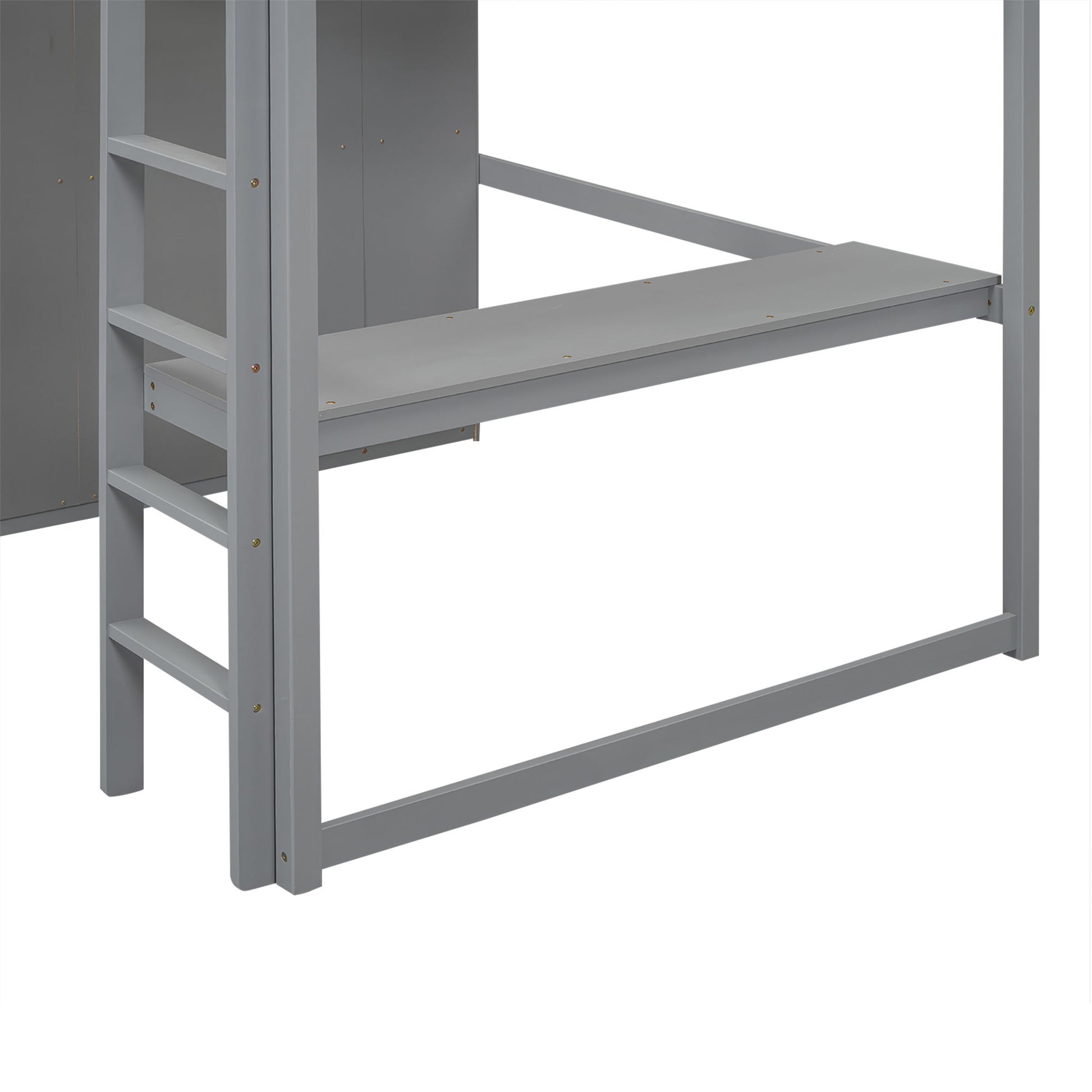 Loft Bed With Built In Wardrobe, Shelves And Drawers - The Sleep Loft - Online Mattress Showroom NYC