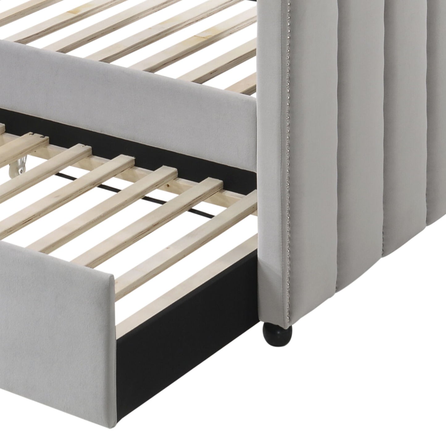 Peridot - Twin Daybed With Trundle - Dove Gray - The Sleep Loft - Online Mattress Showroom NYC