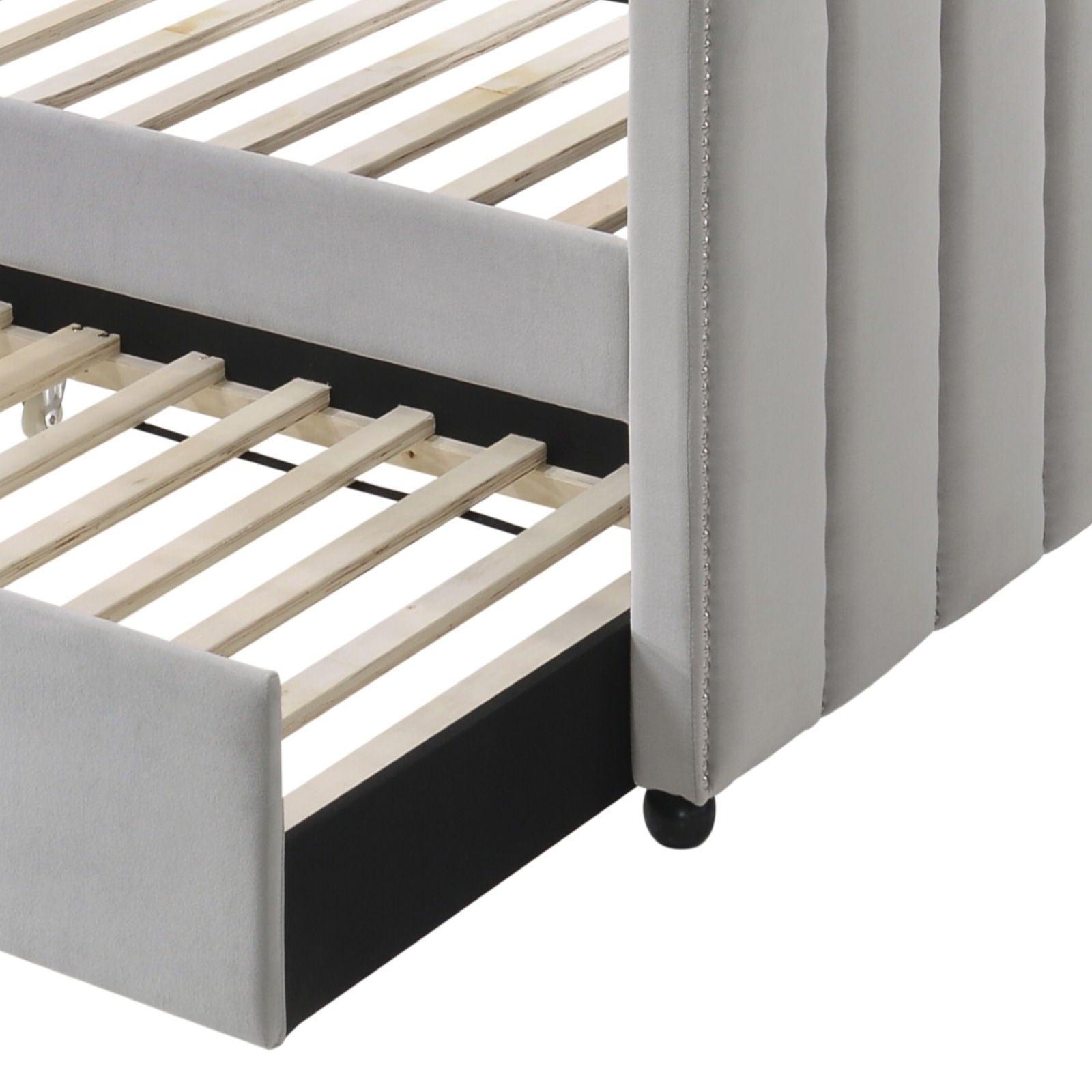 Peridot - Twin Daybed With Trundle - Dove Gray - The Sleep Loft - Online Mattress Showroom NYC