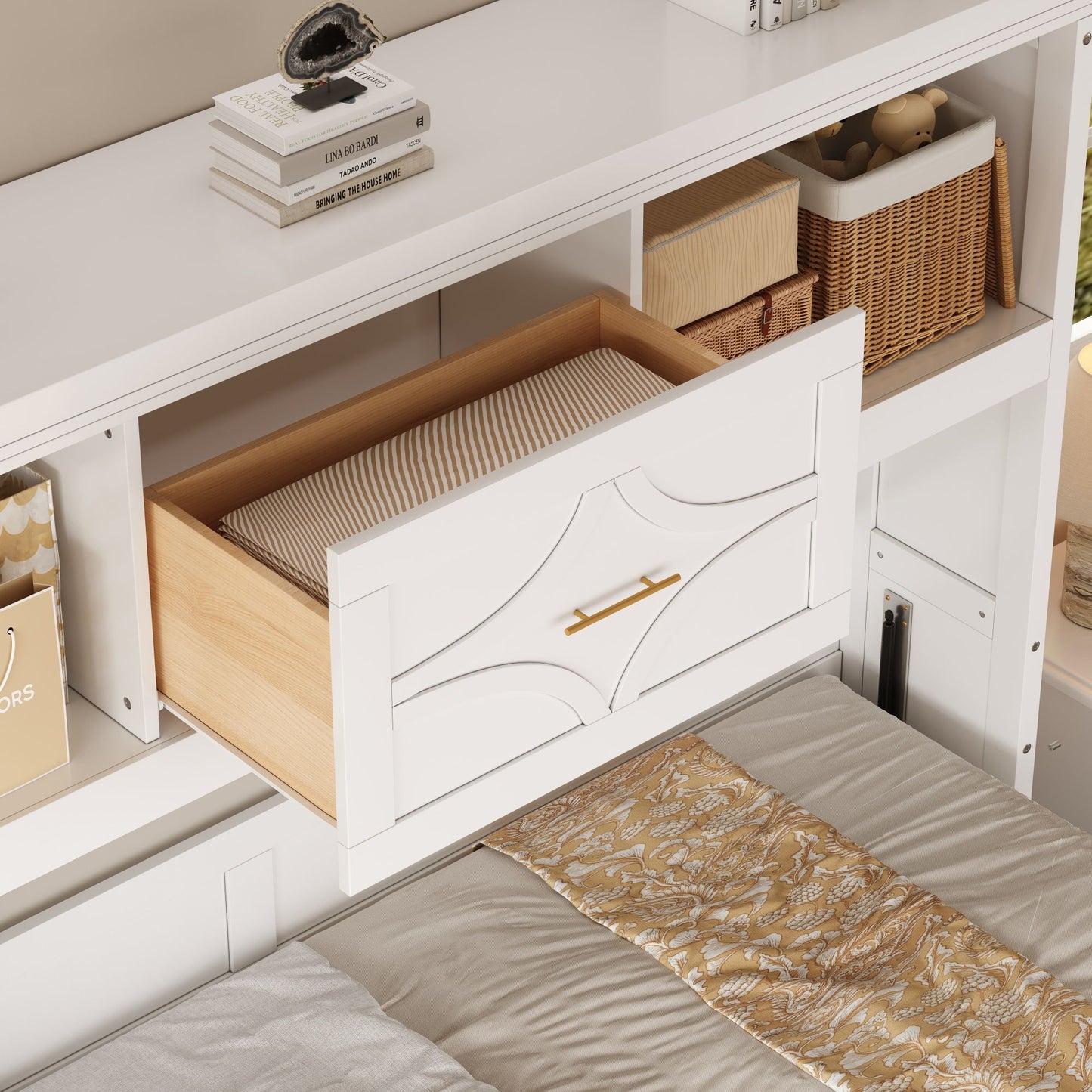 Murphy Bed With Charging Station And Drawer - The Sleep Loft - Online Mattress Showroom NYC