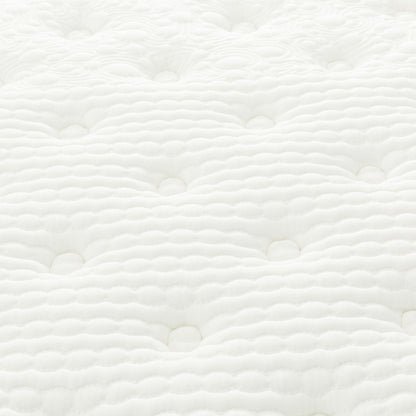 Premium 12" Queen Size Hybrid Mattress In A Box Soft Gel Memory Foam Top With Cooling Technology - Gray / White - The Sleep Loft - Online Mattress Showroom NYC