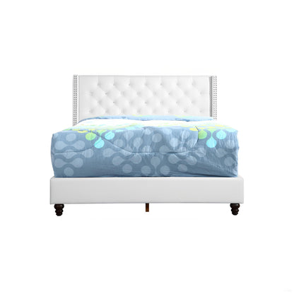 Upholstered Nailhead Trim Chic Bed - The Sleep Loft - Online Mattress Showroom NYC