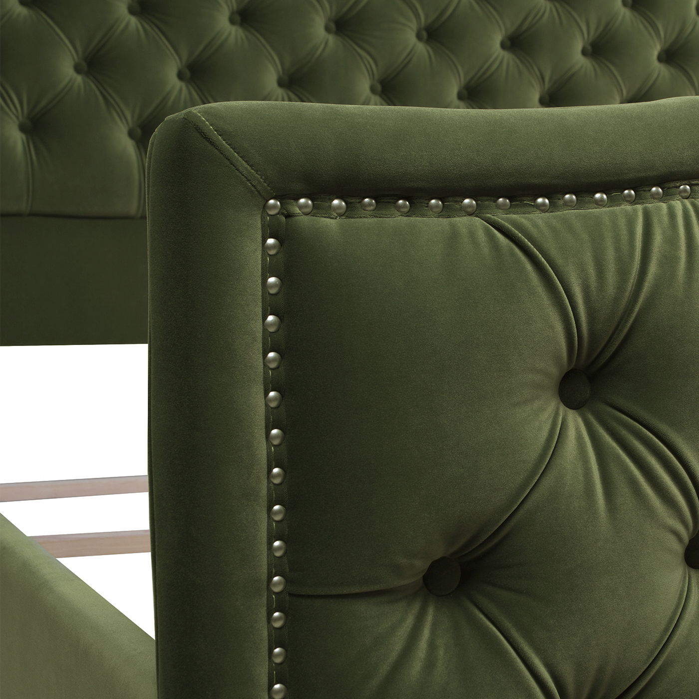 Marcella - Upholstered Shelter Headboard Bed Set - The Sleep Loft - Online Mattress Showroom NYC