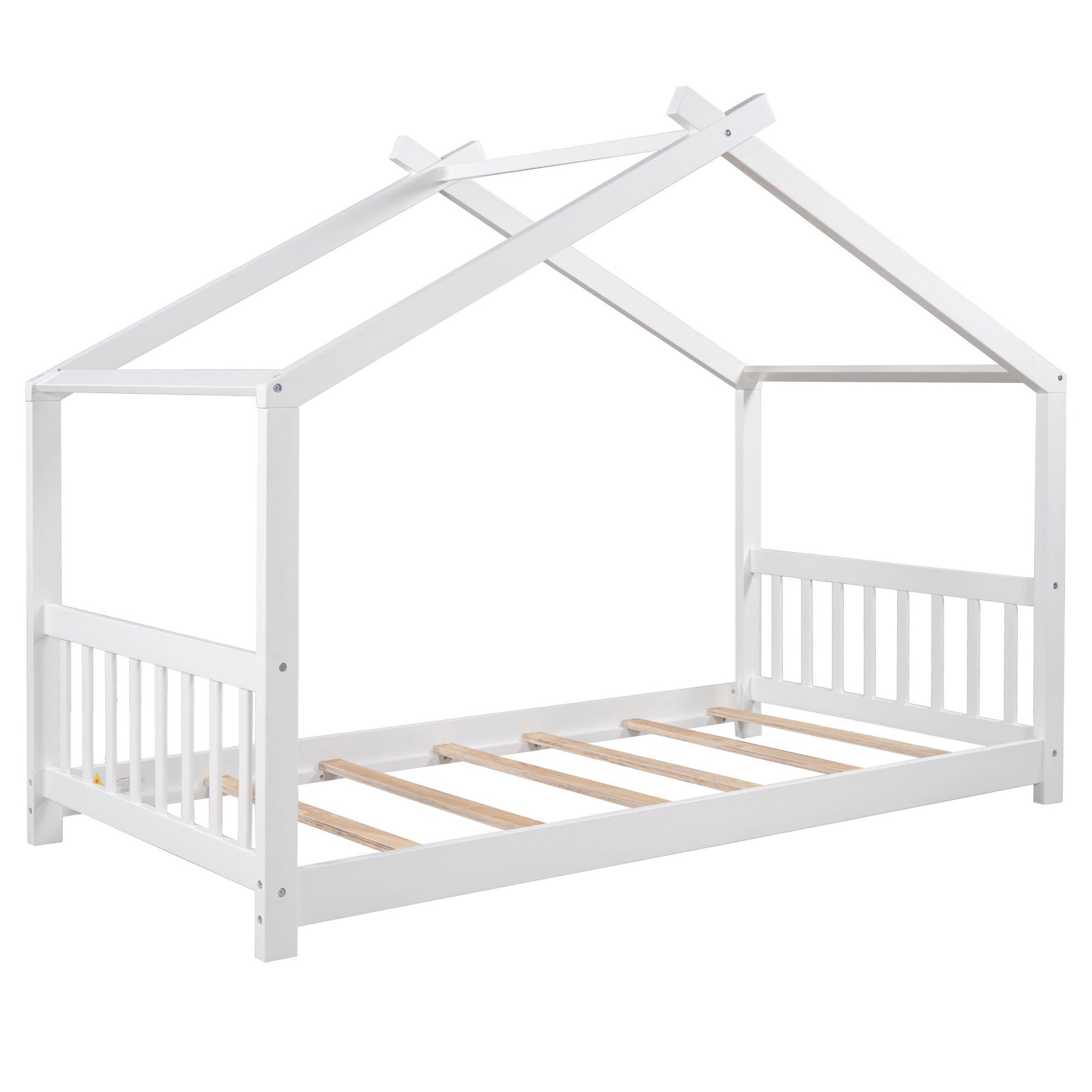 House Platform Bed With Headboard And Footboard, Roof Design - The Sleep Loft - Online Mattress Showroom NYC