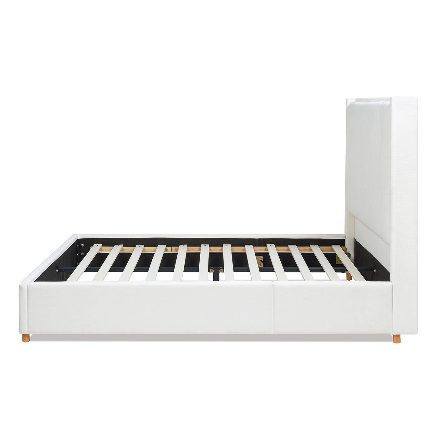 Miramar - Cushion Back Headboard Platform Bed Frame - The Sleep Loft - Online Mattress Showroom NYC